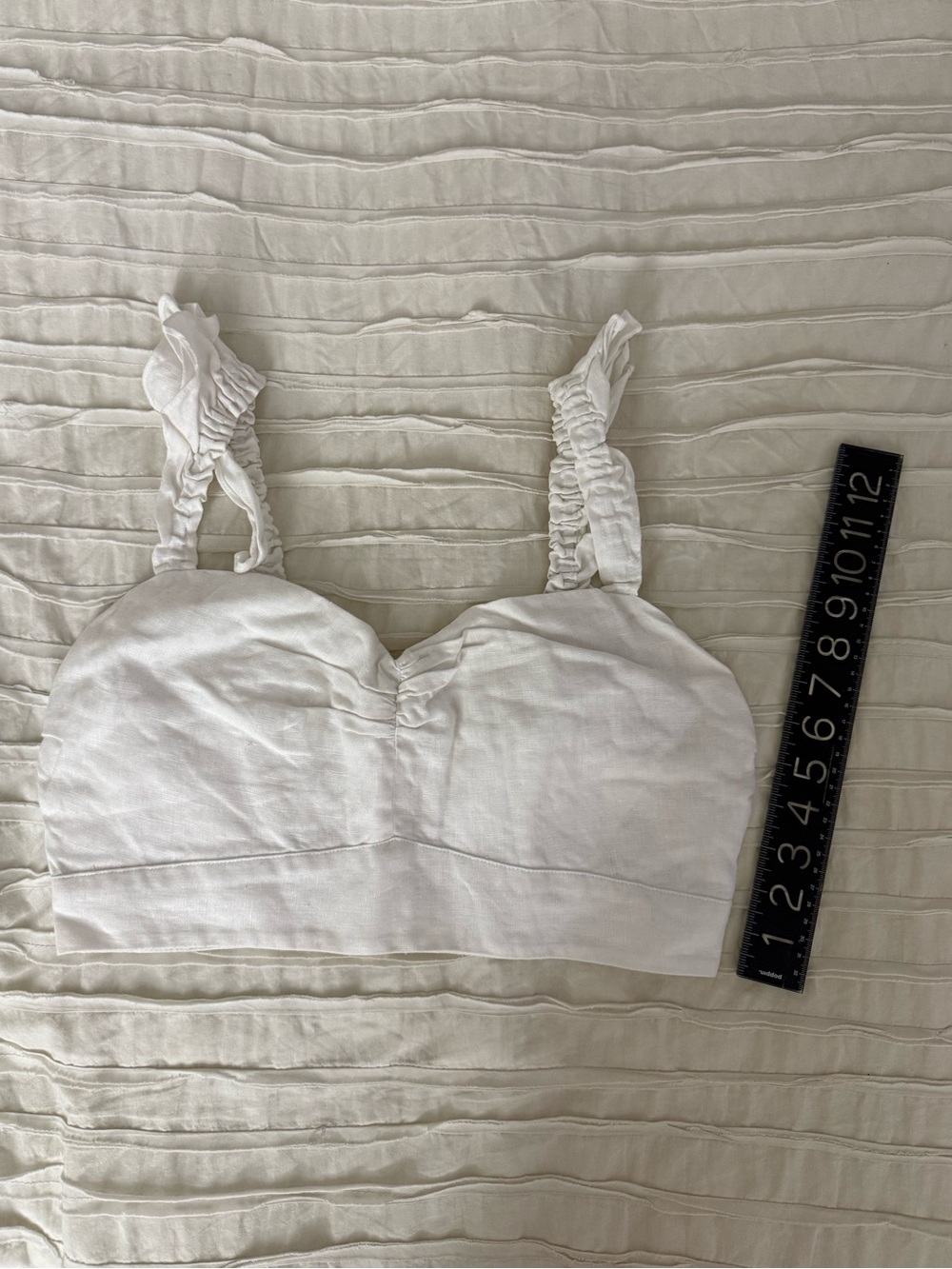 Reformation Pam Linen Two Piece Set in White - Picture 5 of 9